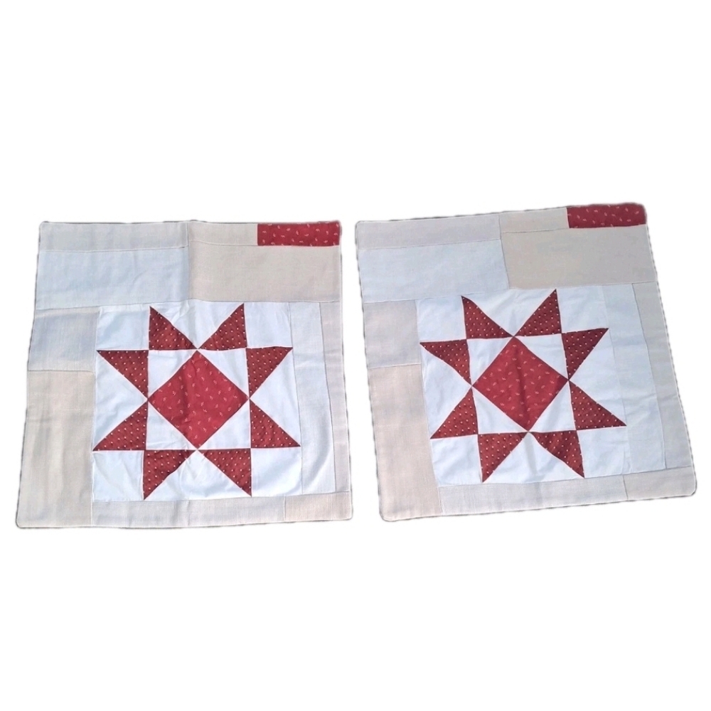 Pottery Barn Landier Pieced Pillow Cover Cotton 22" Square